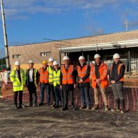 Construction milestone achieved for the new Football and  Community Hub at Derby Racecourse